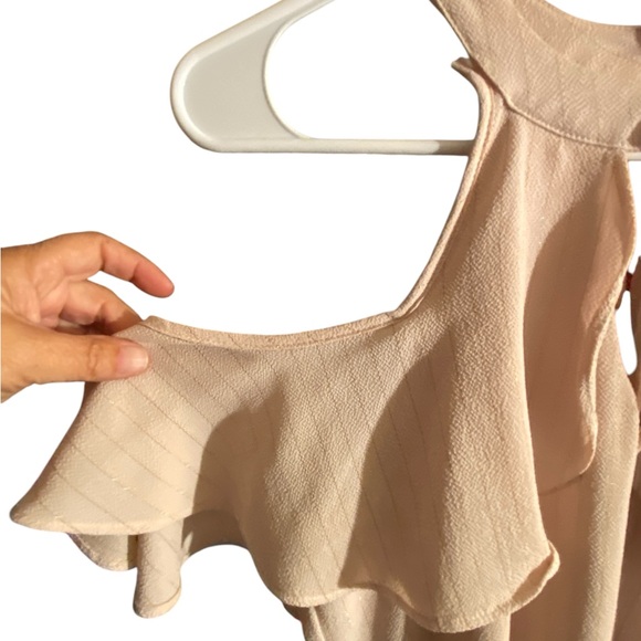 Candie's Cream Ruffle Tank Top - Picture 4 of 7